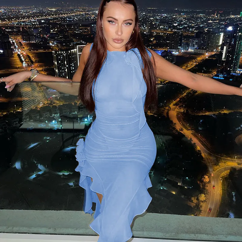 Summer Sheer Classy Dress - Culture Heaven Special