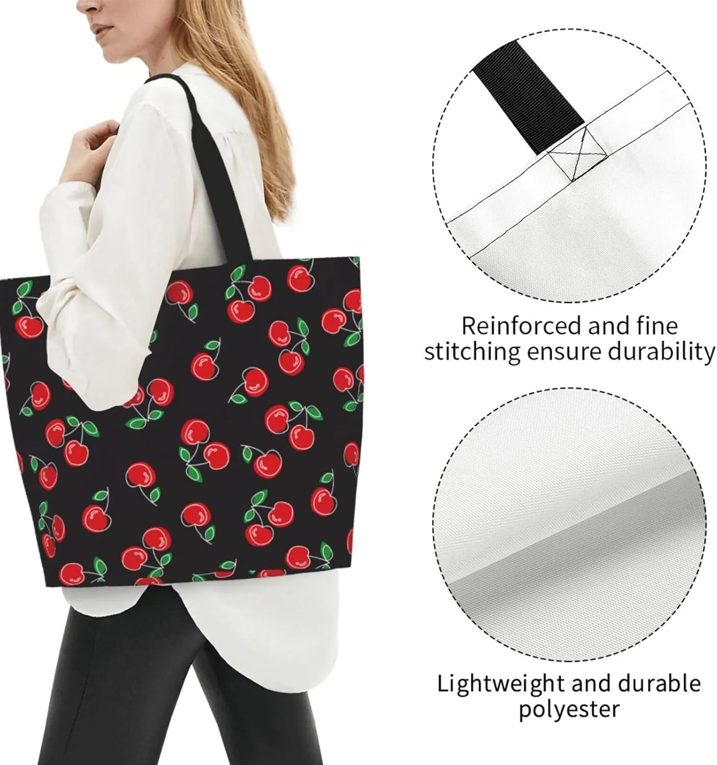 Sunflower Tote Bag For Women, Waterproof Shoulder Bags Big Reusable Grocery Handbag For Shopping Picnic Work Beach