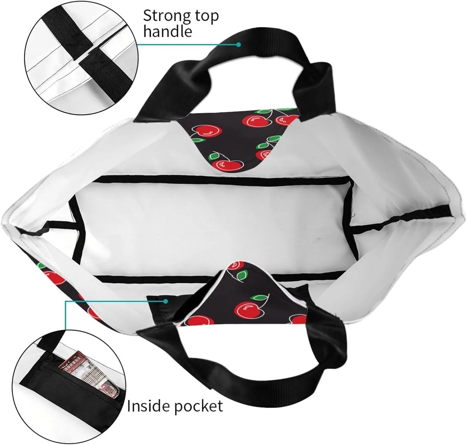 Sunflower Tote Bag For Women, Waterproof Shoulder Bags Big Reusable Grocery Handbag For Shopping Picnic Work Beach