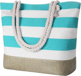 Tavaleu Beach Bags for Women, Large Beach Tote Bag Waterproof Sandproof, Swim Pool Bag with Zipper