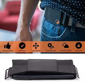 The Minimalist Invisible Wallet - Unisex Waist Bag Mini Pouch for Key Card Phone Sports Outdoor 2023 NEWS: 125mm
