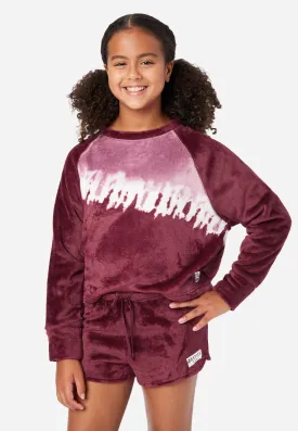 Tie-Dye Fleece Shorts Pajama Set