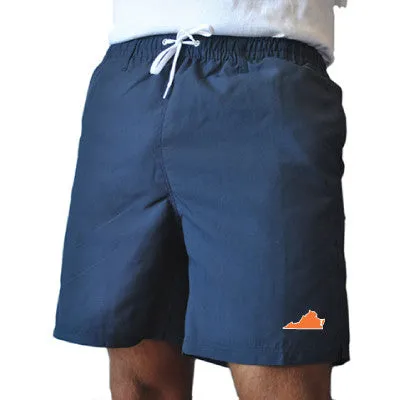 Virginia Charlottesville Gameday Swimwear Navy