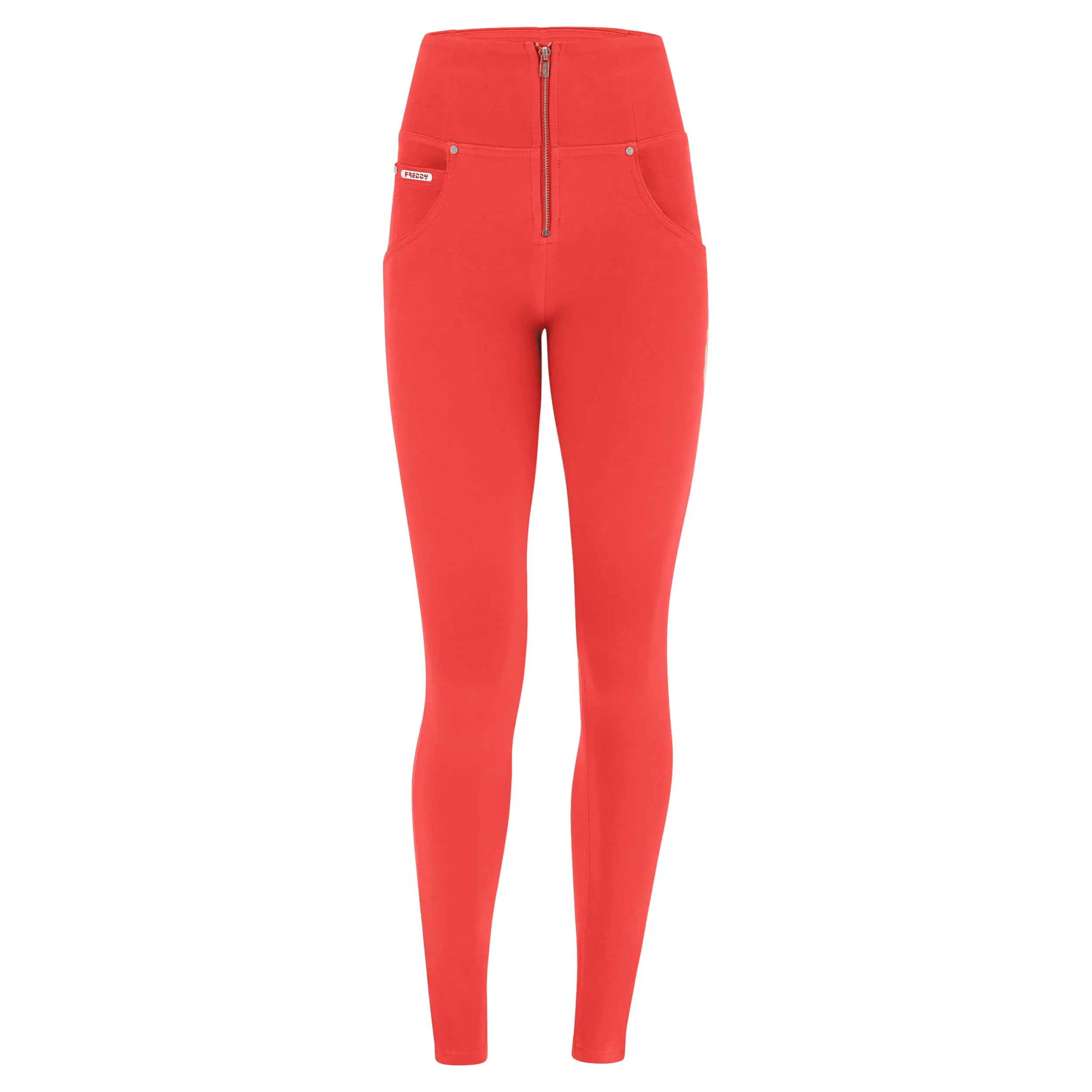 (WRUPSNUG1HC017-R125) Woven Denim WR.UP® Jeans met Hoge Taille